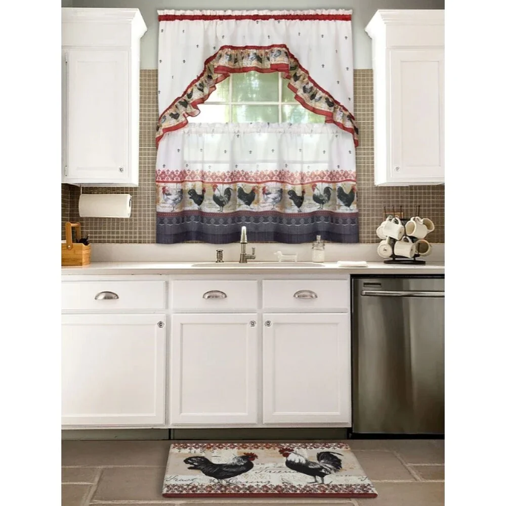 Anti-Fatigue Non Slip Printed PVC Kitchen Floor Mat (18